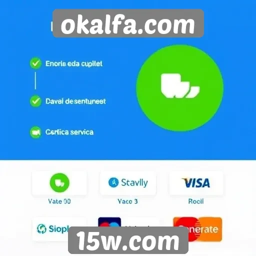 Exploração das opções de pagamento em okalfa.com